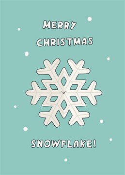 Whether this is a cute pet name or somewhat of an insult, let it snow this Christmas by sending someone this Scribbler card.