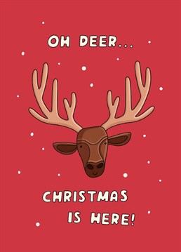 How does it come around so fast every year?! Send this Scribbler card to someone you love deer-ly and wish them a merry Christmas.