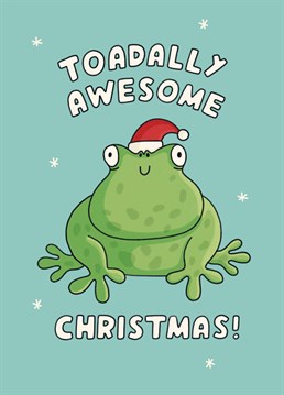 Wish someone a very Hoppy Christmas with this brilliantly punny design by Scribbler.