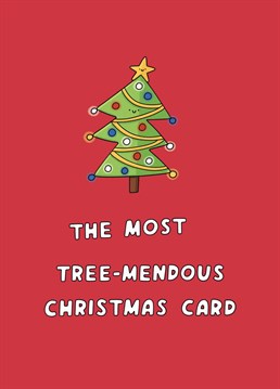 It's the most pun-derful time of the year! Make a loved one smile with this cute Christmas card by Scribbler.