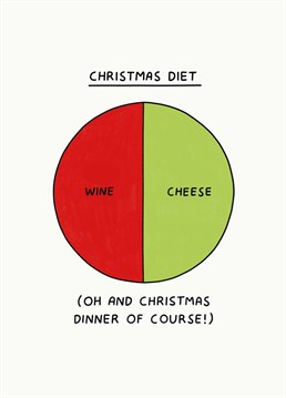 If they're all about keeping it classy at Christmas, send this funny Scribbler card to someone who'll consume their weight in wine and cheese and still have room for Christmas pud!