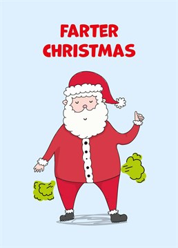 Scribbler Fat in August Funny Christmas Card 