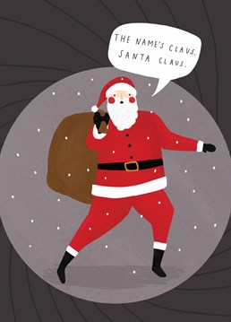 007: License to fill your stocking! Time to celebrate this Christmas with a brilliant Scribbler card inspired by James Bond.