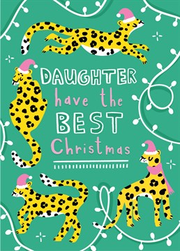 If your daughter's a proper party animal, send her this cute Scribbler card and make sure she has a totally wild Christmas.