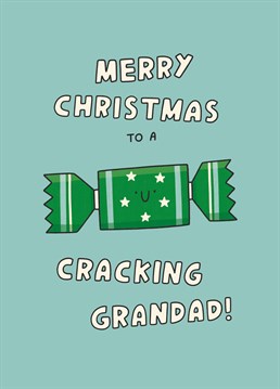 Make sure grandad cracks a smile at Christmas by sending him this punny Scribbler card.