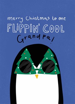 If your grandpa is still the life and soul of any Christmas celebration, send him this flippin' fantastic Scribbler card.