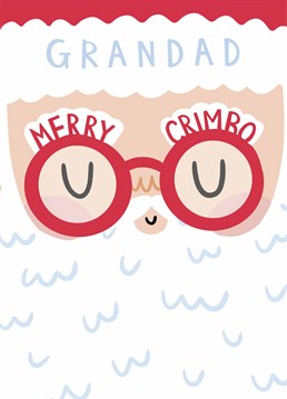 Make sure your grandad has a magical Christmas with this cute, Santa themed Scribbler card.