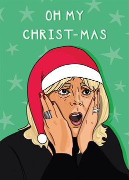 Oh my Christ, can you believe it's Christmas already?! Any Gavin & Stacey fan will appreciate this iconic Pam Christmas card by Scribbler.