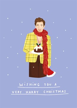 Send a Harry Styles fan lots of love (on tour) with this cute, music themed Christmas card. Designed by Scribbler.