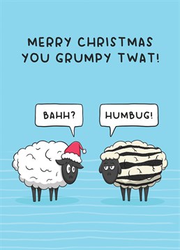 Send this punny Scribbler card to try and cheer up a total Scrooge this Christmas.