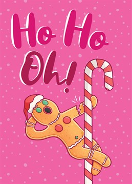 Spice up their Christmas with this naughty, North Pole dancer that'll really give your friend a giggle. Designed by Scribbler.