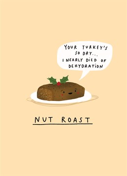 Who doesn't love a good roast? Especially at Christmas time! Bring some humour to the festivities with this vegan themed Scribbler card.