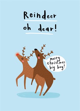 The perfect naughty Christmas card to send to a horny b*stard! Designed by Scribbler.