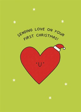 Make sure their very first Christmas is commemorated with this seriously sweet Scribbler card.