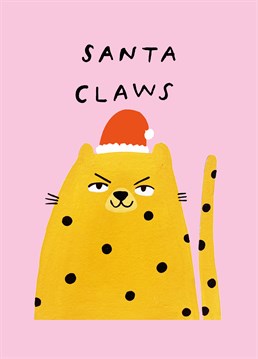 Send this cute Scribbler card to a total party animal at Christmas time and make sure they never change their spots.
