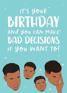 A funny Love Island inspired Birthday card, perfect for your sister, girlfriend, friend or wife! Featuring this year's most chaotic contestant, Toby!