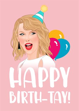 This design by The Cake Thief will make a Taylor Swift fan's wildest dreams come true on their birthday and never go out of style!