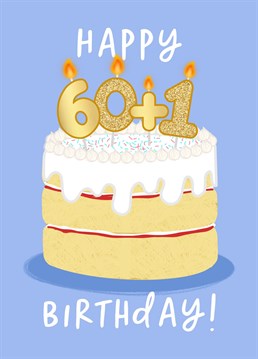 If they turned 60 in 2020 AND in lockdown, then I think we can agree it didn't actually count, right?!    This card is perfect for those who were forced to delay their milestone birthday celebrations until they could celebrate properly.