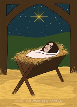 From winning an Oscar to sleeping in a stable, things really have gone down hill for Anne! But if she can survive the French revolution ? Oh, wait? Christmas design by Chloe Langer.