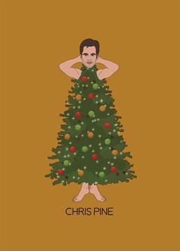 Why Chris, what shiny balls you have! If this Chloe Langer design is someone's idea of a dream Christmas tree, then this is the card for them.