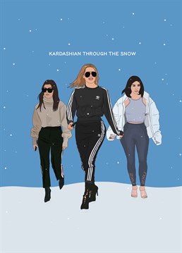 There's just no keeping up with these girls, even in heels! Send this boujee Chloe Langer design to a huge Kardashian fan at Christmas.
