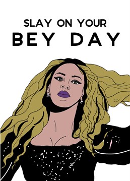 Wish a Beyonce superfan a happy birthday with this brilliant card by Coconut Lane.