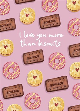 Show someone you care with this cute biscuit-lovers card!