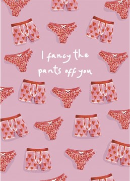 Show some love to that (extra) special someone with this cute pants card!