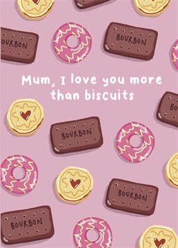 Send some love this Mother's Day with this cute biscuit-themed card!