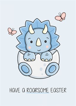 Wish a loved one a Happy Easter with this cute, colourful card. Designed by Creaternet.