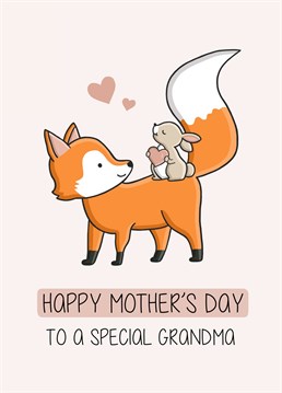 Wish your grandma a Happy Mother's Day with this funny, colourful card. Designed by Creaternet.