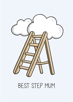 Wish your step-mum a Happy Mother's Day with this funny, colourful card. Designed by Creaternet.