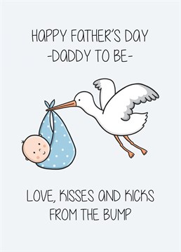 Wish a Dad to be a Happy Father's Day with this cute, colourful card. Designed by Creaternet.