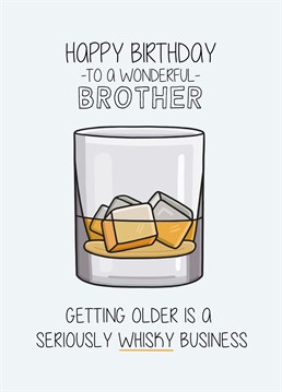 Wish your brother a happy birthday with this funny, colourful card. Designed by Creaternet.