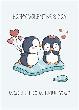 Wish your partner a Happy Valentine's Day with this cute, colourful card. Designed by Creaternet.