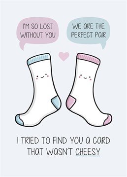 Wish your partner a happy anniversary / Valentine's Day with this funny, colourful card. Designed by Creaternet.