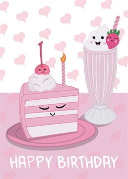 Send this kawaii style birthday card to a Japanese art or anime lover to wish them a super cute birthday. Designed by Cupsie's Creations.