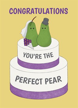 Send them this funny wedding congratulations card to let them know they are the perfect pair! Designed by Cupsie's Creations.