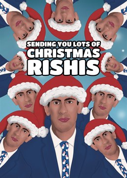 Send them lots of Christmas wishes from the new prime minister Rishi Sunak. Designed by Cupsie's Creations.
