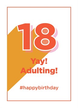 I don't think anything will prepare them for adulting! But congratulate them on this milestone with this hilarious birthday card by CardShit.