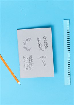 Hint: If you find yourself doodling this in the middle of every meeting, there's a strong chance that your boss is a massive cunt. Release your work frustrations with this cathartically rude notebook! This A5 softback notebook is perfect bound and contains high quality lined paper.