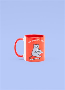 Paw Yoourself A Drink Mug. Send them something a little cheeky with this brilliant Scribbler gift and trust us, they won't be disappointed!