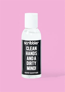 Clean Hands Dirty Mind. Send them something a little cheeky with this brilliant Scribbler gift and trust us, they won't be disappointed!