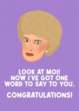 Are you a 'hornbag' for Kath and Kim? Then you'll love our Kath Day Knight inspired greetings card! Look at moi, look at moi!