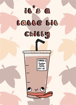 Do you know a pumpkin spice latte lover, send them this fall inspired card. Designed by Doodles From My Brain.