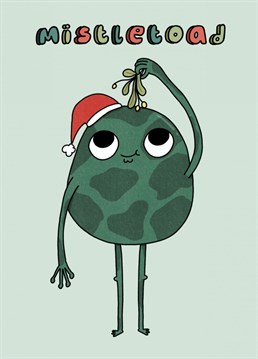 Would you kiss a frog under mistletoe to find your Prince/Princess? Designed by Doodles From My Brain