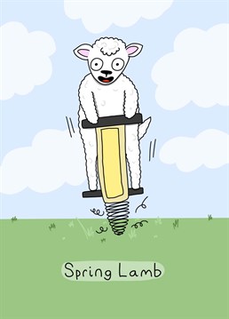 They're certainly no spring chicken. That's right, because that's clearly a spring lamb! Give someone a laugh at Easter with this funny Doodles From My Brain design.