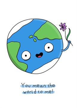 You have no plan(et) B, they're the one! Send this cute Doodles From My Brain card to your whole world.