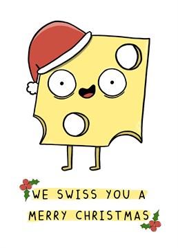 Like a cheesy pun? It doesn't get cheesier than this gouda Christmas card by the grate Doodles From My Brain!