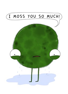 Is there someone in your life that you moss a lot? Let them know how much they are missed with this card designed by Doodles From My Brain
